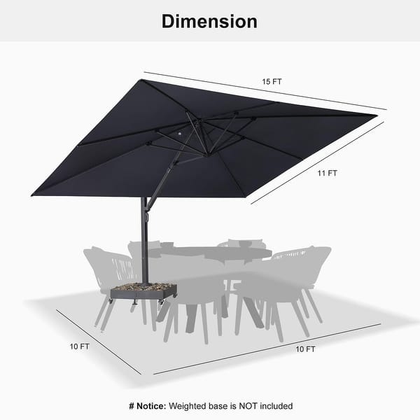 b&m patio umbrella Bridgehampton Metal Outdoor Umbrella