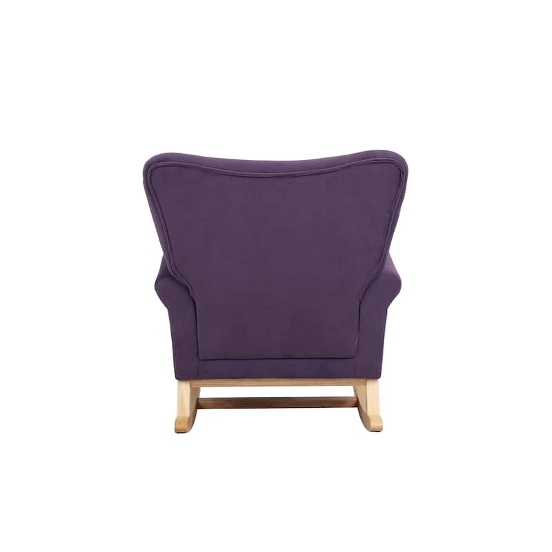 Velvet Rocking Chair