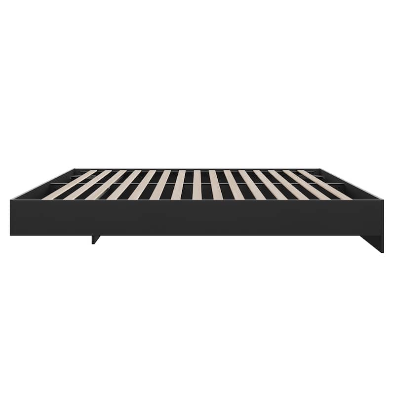 Nexera Platform Bed Frame , Black