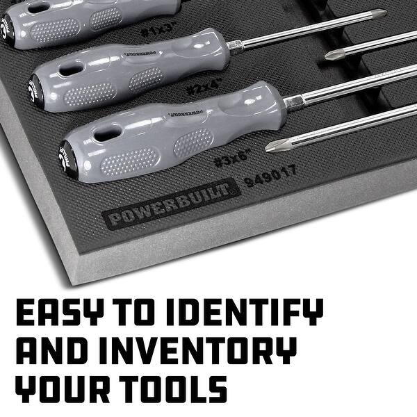 5-Piece Powerbuilt 646500 Screwdriver Set 5-Piece Powerbuilt 646500 Screwdriver Set