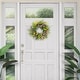 preview thumbnail 2 of 1, Puleo International 24" Artificial Eucalyptus Floral Spring Door Wreath with Berries, Multicolor