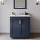 Option Dark Blue / Giotto Quartz Top / Brushed Nickel