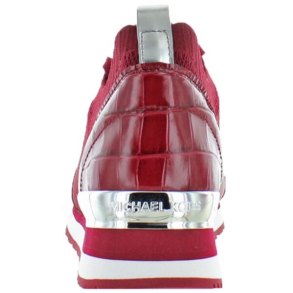 billie knit and leather sneaker