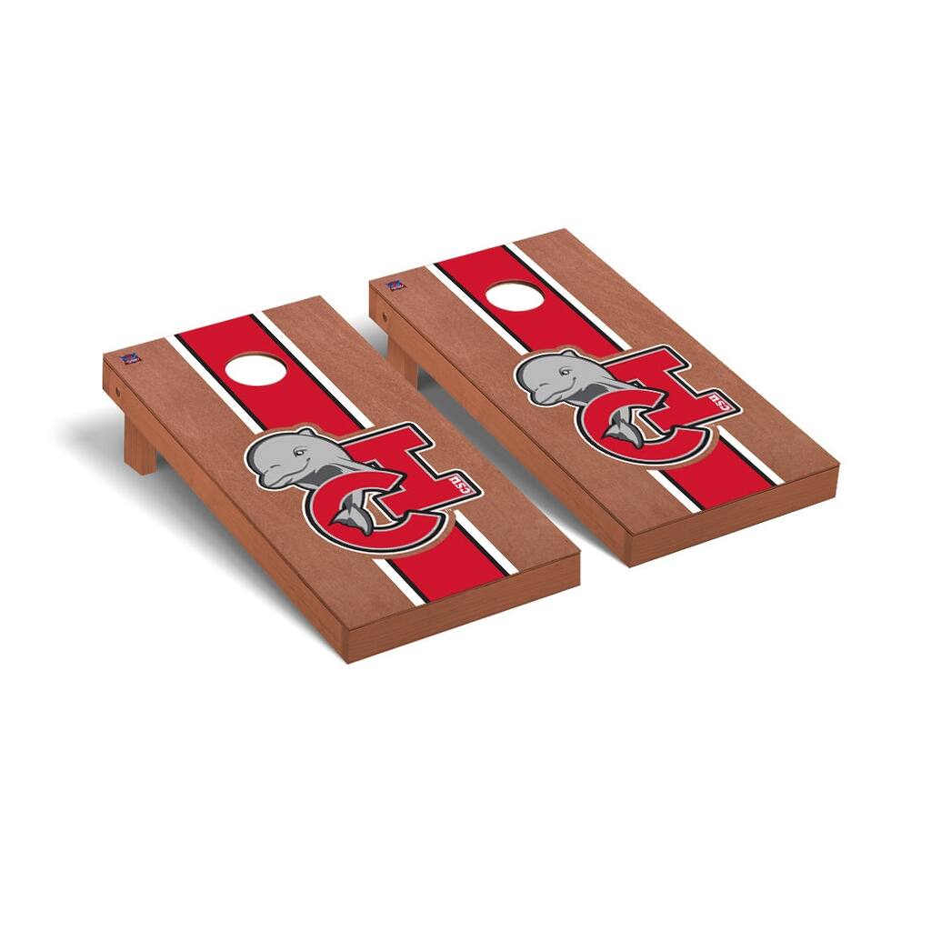 Cal State Channel Islands Dolphins Rosewood Cornhole Board Set