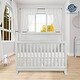 preview thumbnail 5 of 4, Evolur Lourdes 5-in-1 Crib - Greyhound