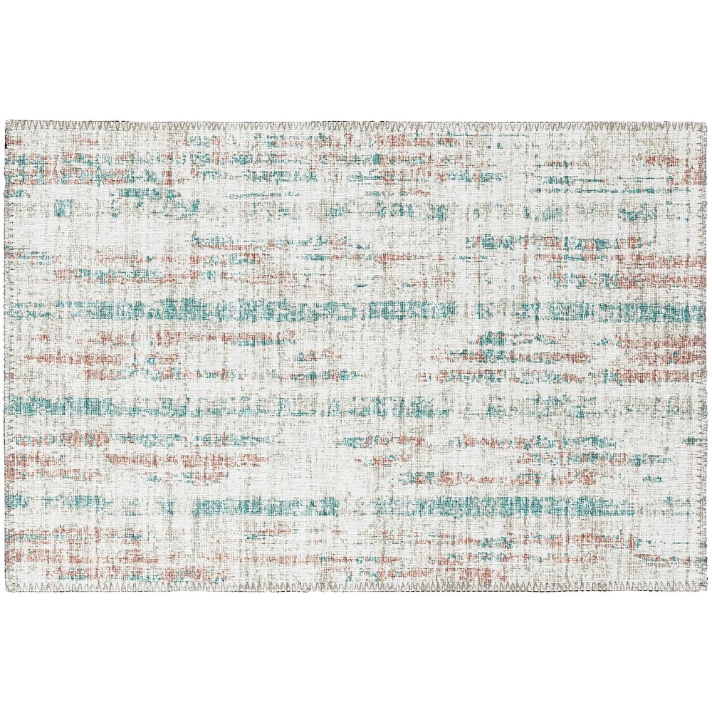 Indoor/Outdoor Rylee Modern Stripes Washable Rug