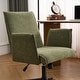 preview thumbnail 25 of 29, Upholstered Fabric Swivel Task Chair, Office Chair with Wheels