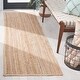 preview thumbnail 4 of 12, SAFAVIEH Handmade Natural Fiber Rhiain Farmhouse Chevron Fringe Tassel Jute Rug