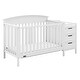 preview thumbnail 13 of 44, Graco Benton 4-in-1 Convertible Crib and Changer – GREENGUARD Gold Certified, Crib and Changing Table Combo White