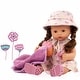 preview thumbnail 5 of 3, Gotz Maxy Aquini Popsicle - 16.5" All Vinyl Bath Baby Doll with Brown Hair