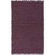 preview thumbnail 25 of 23, Hand-Woven Montana Solid Jute Rug 2' x 3' - Purple