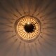 preview thumbnail 5 of 3, Farmhouse Wood Bead 15-inch Vintage Flush Mount Light - 15*15*15.3H
