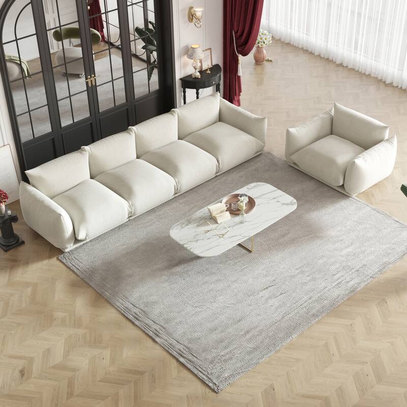 7 Pieces Modular Sectional Sofa Set for Living Room Furniture Sets