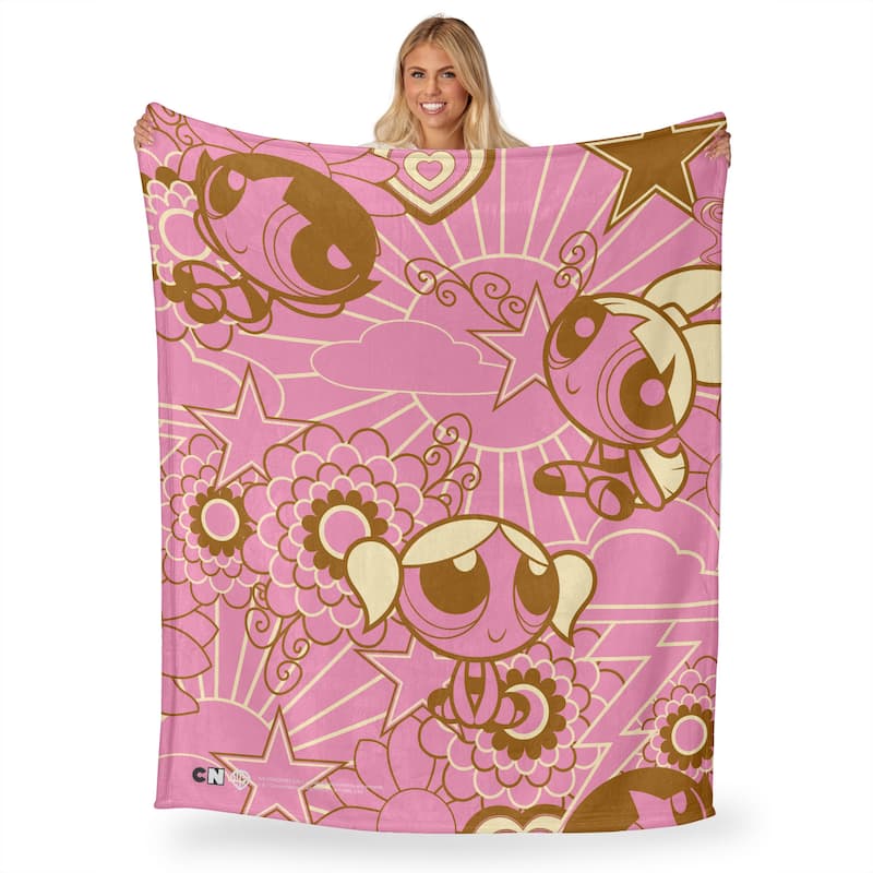 Warner Brothers Powerpuff Girls Silk Touch Throw Blanket