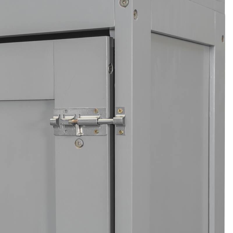 Queen Murphy Bed with Upper Cabinets and Wine Rack, Space-Saving Foldable Wall Bed with Slats