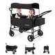 preview thumbnail 1 of 19, Babyjoy Foldable Wagon Stroller ,Baby Stroller with Removable - See Details Black