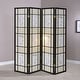 preview thumbnail 2 of 5, Catabella 4-Panel Room Divider Folding Shoji Screen Floral