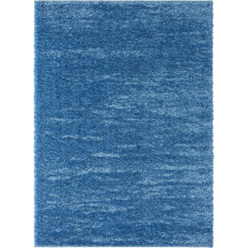 Luxe Weavers Shag Solid Area Rug for Living Rooms