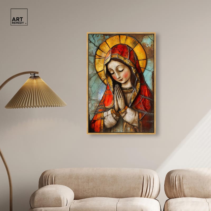 Ancient Supplication Canvas by Art Remedy