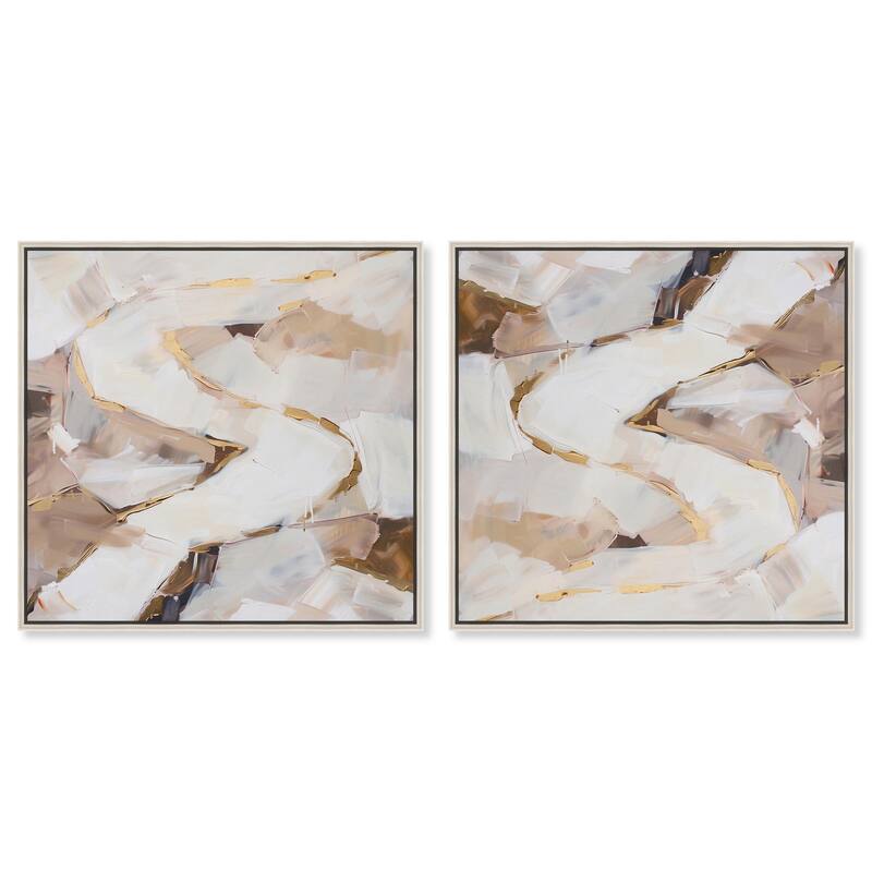 Assembled Color Pallete II Canvas by Art Remedy - 40" x 40" - White