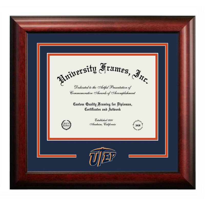 University of Texas, El Paso 11w x 8.5h Spirit Diploma Frame