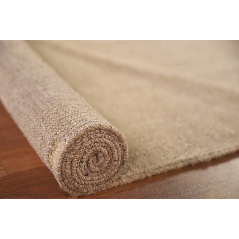 Contemporary Kilim Area Rug Hand-woven Reversible Wool Carpet - 3'10"x 5'7"