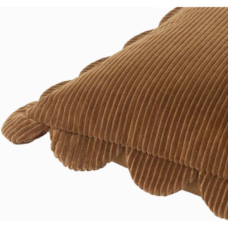 Livabliss Corduroy Quarters Modern Accent Pillow