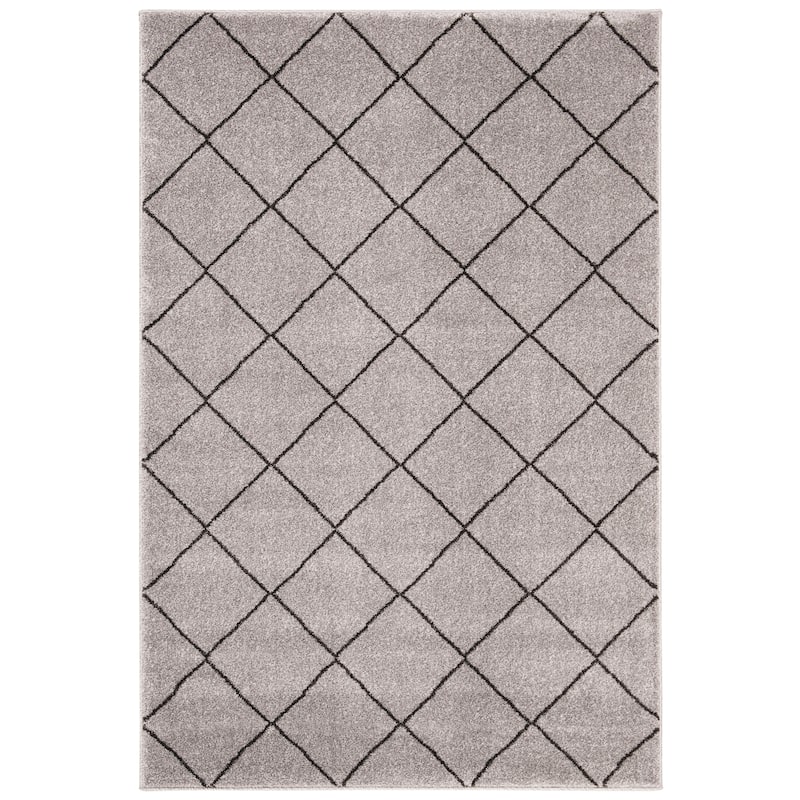 SAFAVIEH Tunisia Ellada Southwestern Rug - 3' x 5' - Grey/Black