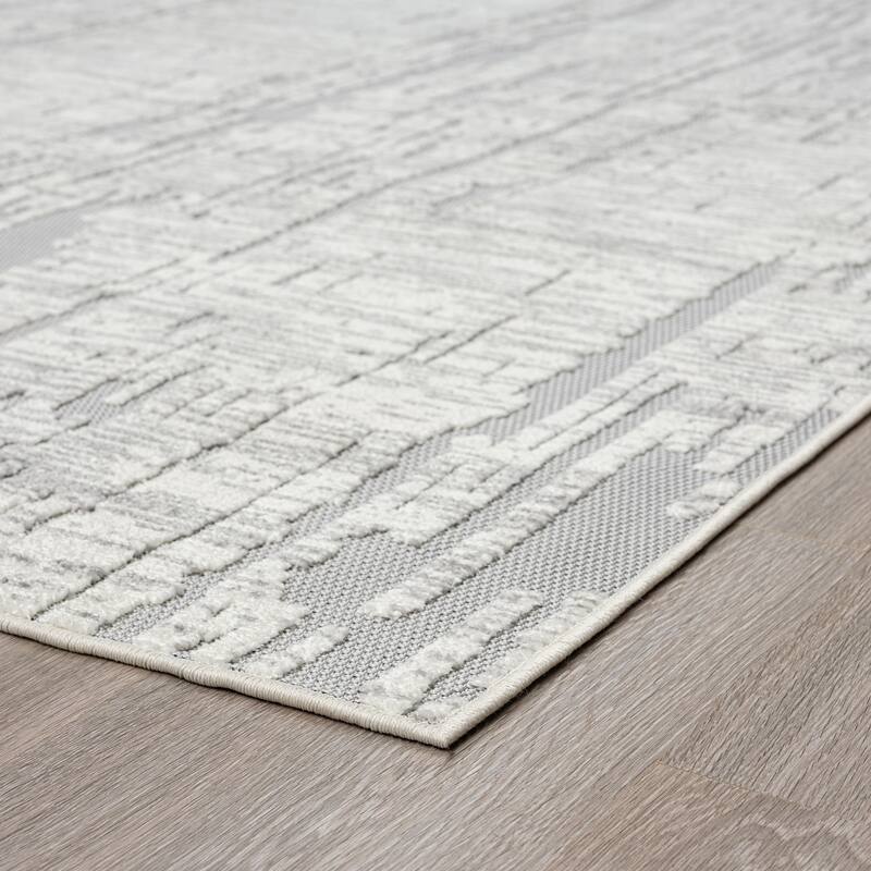 Cruise Industrial Stripe Indoor/Outdoor Area Rug