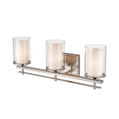 Millennium Lighting Huderson Metal 3 Light Bathroom Vanity Fixture in Multiple Finishes