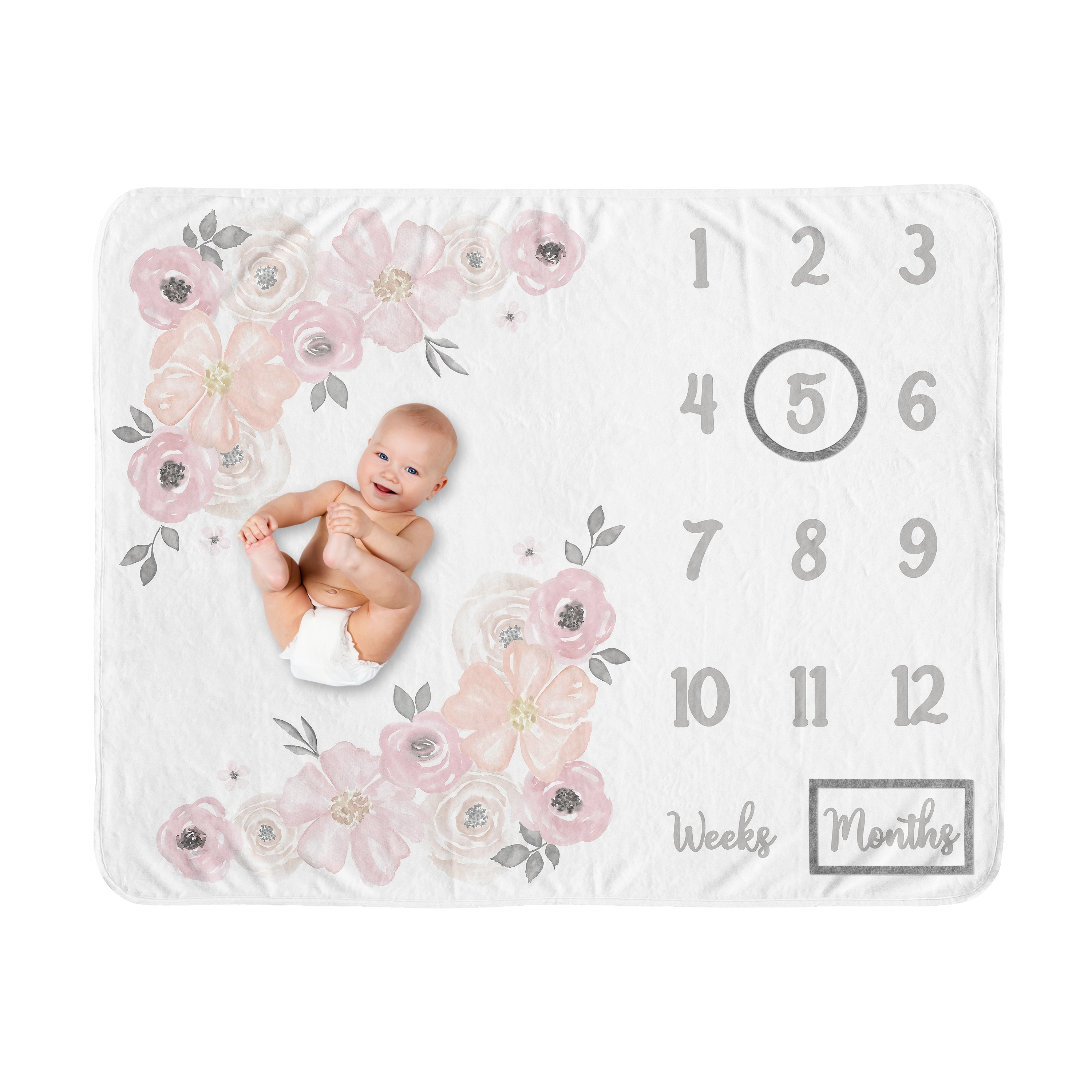 Hudson baby milestone blanket deals