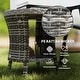 preview thumbnail 23 of 25, Outsunny 18" Outdoor Wicker Coffee Table, 2-Tier Patio Side Table with Storage
