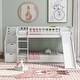 preview thumbnail 21 of 32, Stairway Twin Bunk Bed with Drawers, Slide & Ladder - Convertible Design