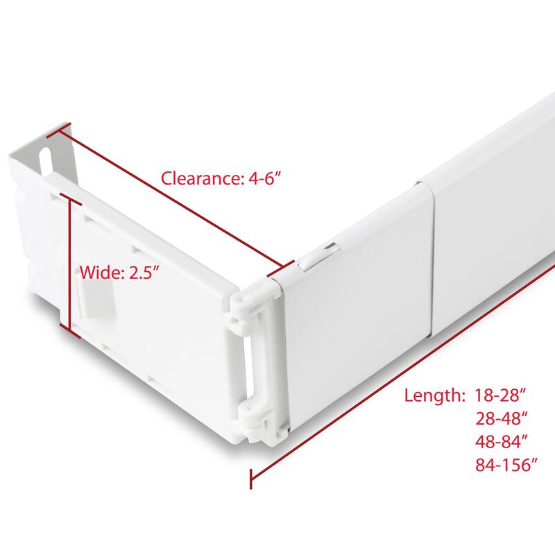 InStyleDesign 2.5" Wide Pocket Curtain Rod