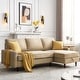 preview thumbnail 1 of 5, Harper & Bright Designs 84 inch Pull out Sleeper Sectional Sofa Storage Chaise with Storage