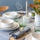 preview thumbnail 8 of 24, over&back Reversible Striped Table Runner - Waterproof - 90 inches - 18 x 90