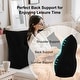 preview thumbnail 40 of 182, WOWMAX Large Reading Wedge Headboard Pillow for Bed Rest Back Support