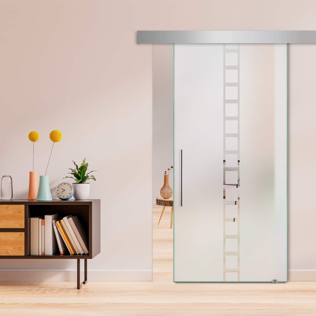 Sliding Glass Barn Door ALU100