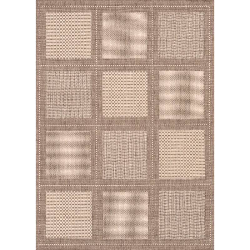 Dream Decor Rugs Pergola Checkers Indoor Outdoor Area Rug