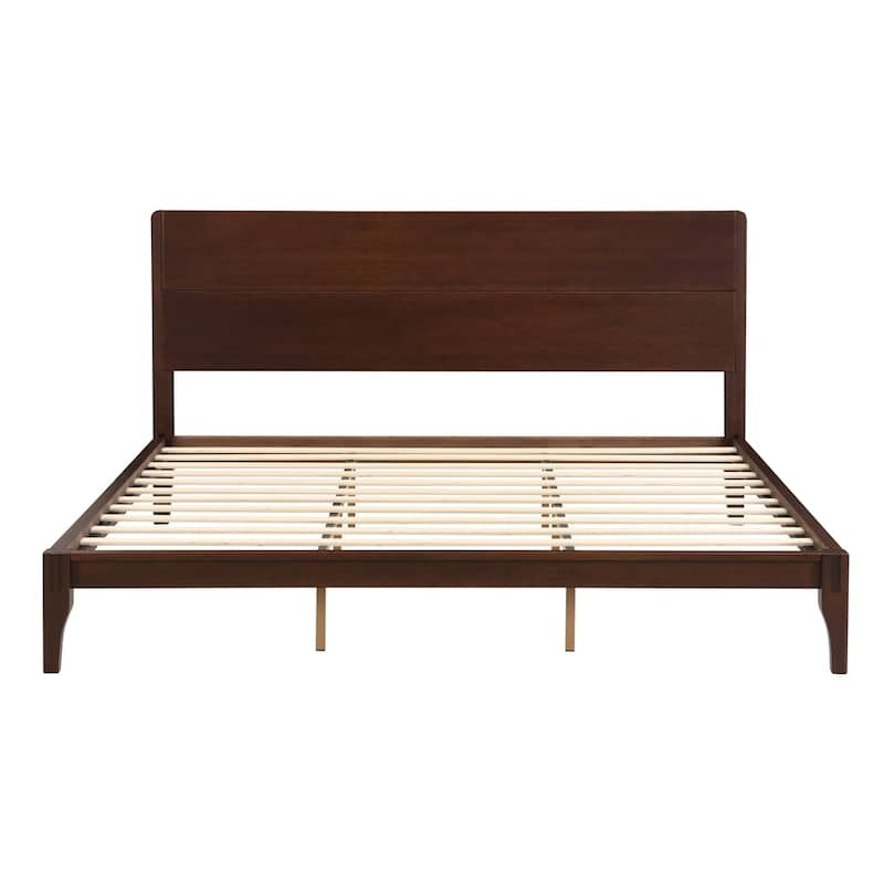 Graceful Bamboo Platform Bed for Dreamy Bedroom and Relaxing Sleep Experience