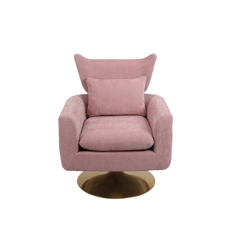 Classic Mid-Century 360-degree Swivel Accent Chair