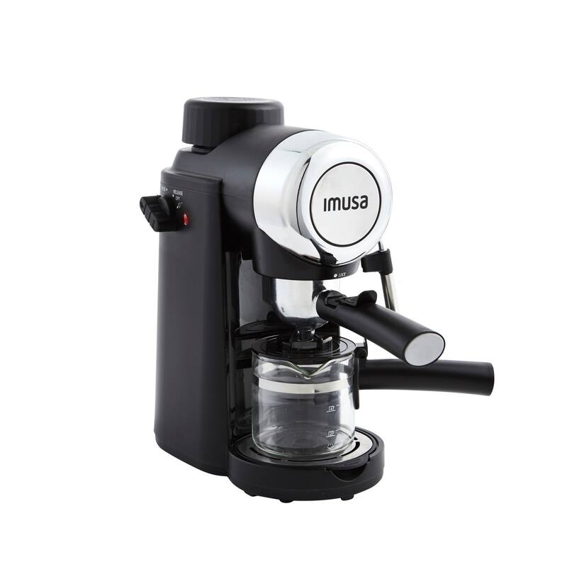 IMUSA 4 Cup Espresso/Cappuccino Maker - Black