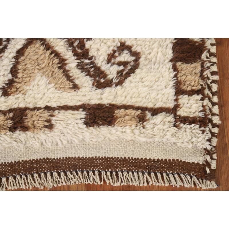Vegetable Dye Anatolian Turkish Runner Rug Hand-knotted Wool Carpet - 3'3"x 10'4"