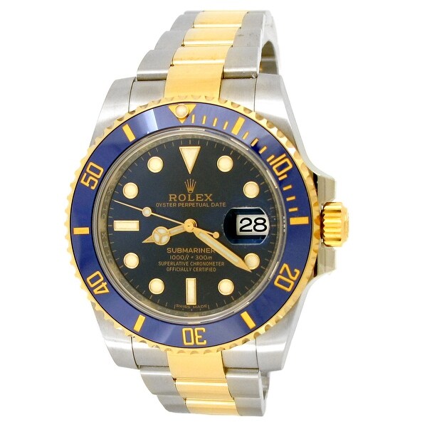 New 40mm Rolex Two-Tone Submariner Date Watch. Opens flyout.