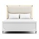 preview thumbnail 13 of 17, Furniture of America Drima Modern 2-Piece Pearl White Solid Wood Kids Platform Bedroom Set with LED