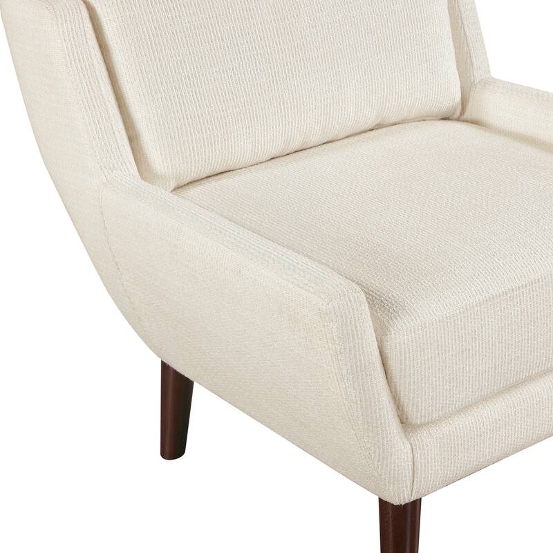 Canyon 26.5" Chenille Accent Chair - Espresso Finish Solid Wood Legs
