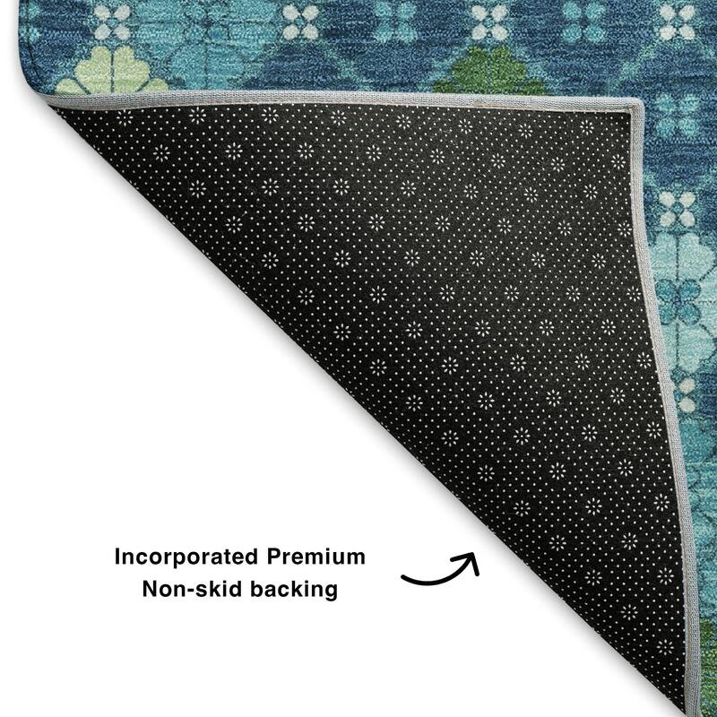 Premium Washable Super Soft Modern Mosaic Mayfield Rug