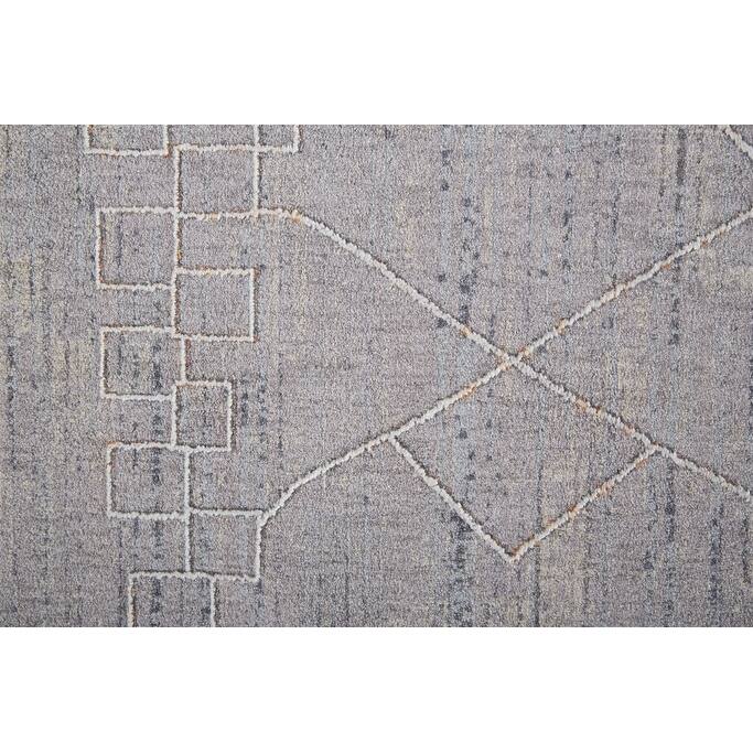 Sidaw Power Loomed Distressed Stain Resistant Durable Area Rug By HomeRoots - 5' x 8'