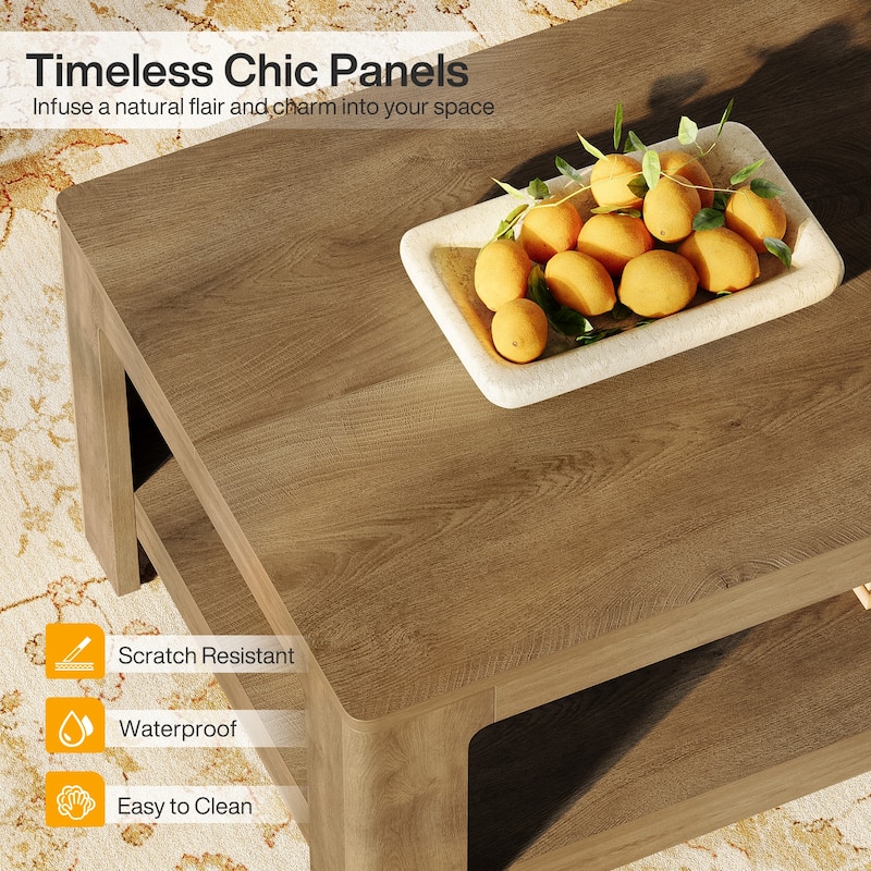 47.24" Rectangle Coffee Table for Living Room