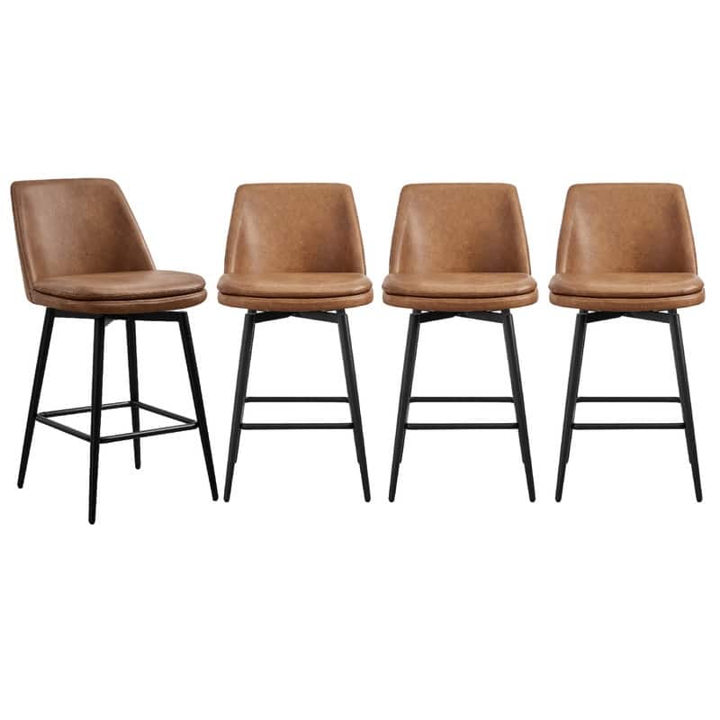 Ariel Counter Height Swivel Barstool Set